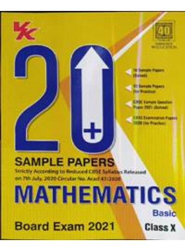 20 + Sample Papers Mathematics Basic Class-X