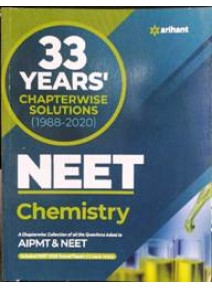 33 Years Chapterwise Solutions (1988-2020) Neet Chemistry