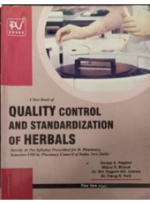 A Text Book of Quality Control and Standradization of Herbals
