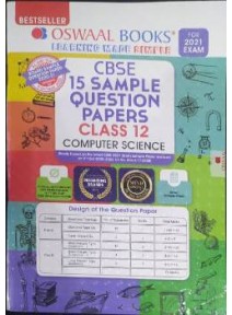 CBSE 15 Sample Question Papers Class 12 Computer Science for 2021 Exam
