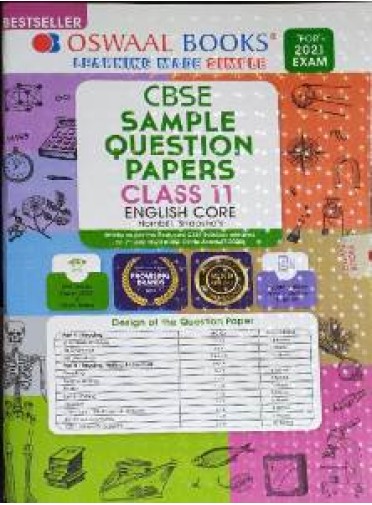 CBSE Sample Question Papers Class 11 English Core