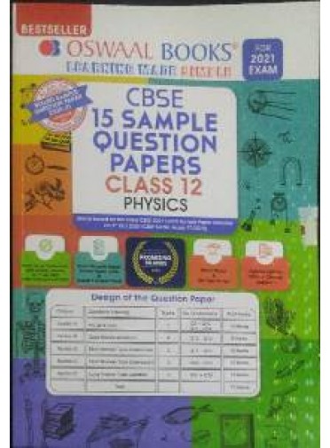 Books Cbse 15 Sample Question Papers Class-12 Physics 2021