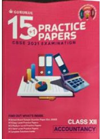 Cbse 15+1 Practice Papers Accountancy Class-XII