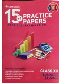 Cbse 15+1 Practice Papers Business Studies Class-XII