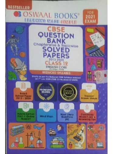 Oswaal Books Cbse Question Bank Class-12 English Core 2021