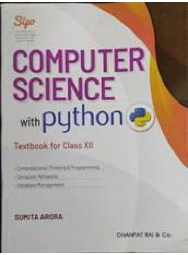 Computer Science With Python Class-XII With Practical Book