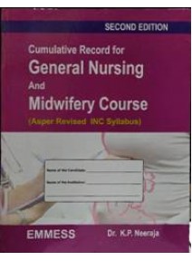 Cumulative Record for General Nursing and Midwifery Course,2/e