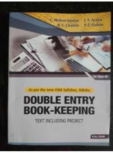Double Entry Book-Keeping For Class-XII
