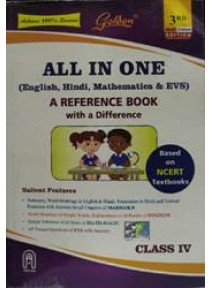 Golden : Ncert Based All In One Class-IV (English, Hindi, Mathematics & Evs) 3ed