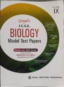 Goyals I.c.s.e. Biology Model Test Papers For Class-IX
