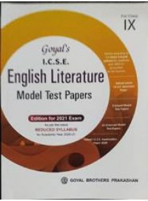 Goyals I.c.s.e. English Language Model Test Papers For Class-IX