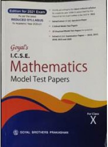 Goyals I.c.s.e. Mathematics Model Test Papers For Class-X