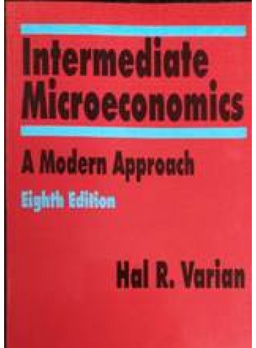 Intermediate Microeconomics A Modern Approach, 8/ed