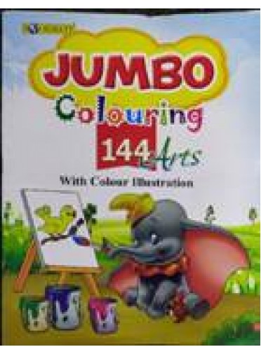 Jumbo Colouring 144 Arts With Colour Illustration