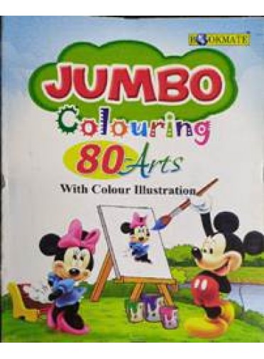Jumbo Colouring 80 Arts With Colour Illustration