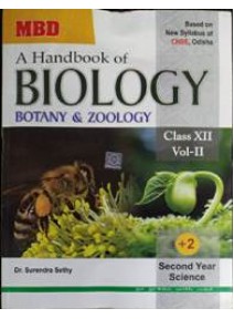Mbd : A Hand Book Of +2 Biology Vol-II For +2 2nd Year
