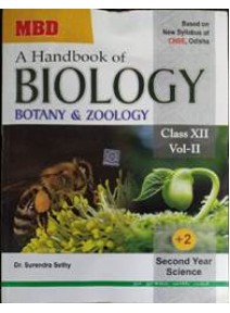 Mbd : A Hand Book Of +2 Biology Vol-II For +2 2nd Year