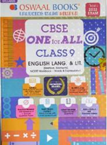 Oswaal Books CBSE One for All Class 9 English Lang. & Lit.