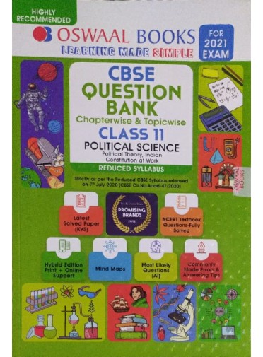 Oswaal Books Cbse Question Bank Class-11 Political Science 2021