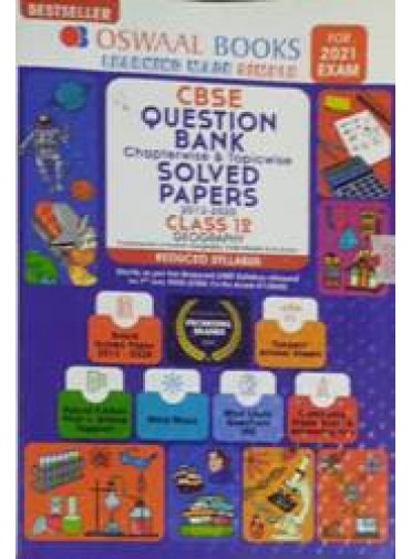 Oswaal Books Cbse Question Bank Class-12 Geography 2021