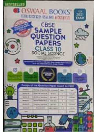 Oswaal Books Cbse Sample Question Papers Class-10 Social Science 2021