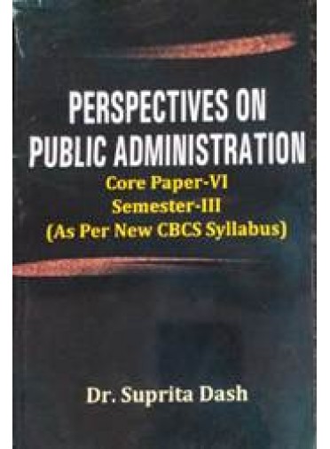 Perspectives On Public Administration Paper-VI Sem-III