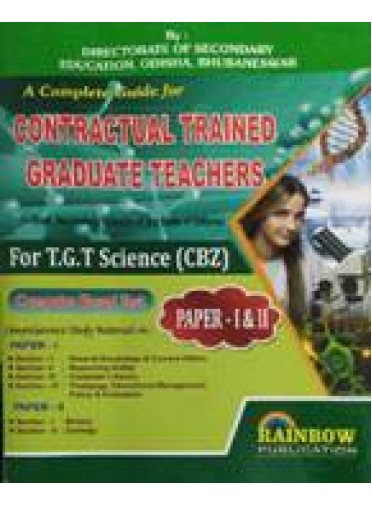 Rainbows Contractual Trained Graduate Teachers For T.G.T. Science (CBZ) Paper-I & II