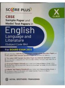 Score Plus English Language And Literature (Subject Code 184) Class-X