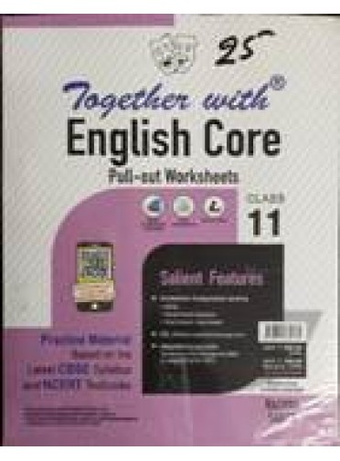 Together With Practice Material English Core & Pull-Out Worksheets Class-11 (2-Vol-Set)