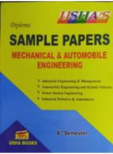 Ushas : Sample Papers Mechanical & Automobile Engineering 6th Semester